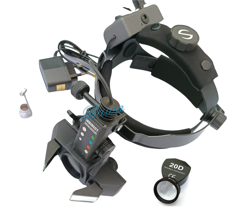 Binocular Indirect Ophthalmoscope Wireless & Rechargeable With 20D Lens