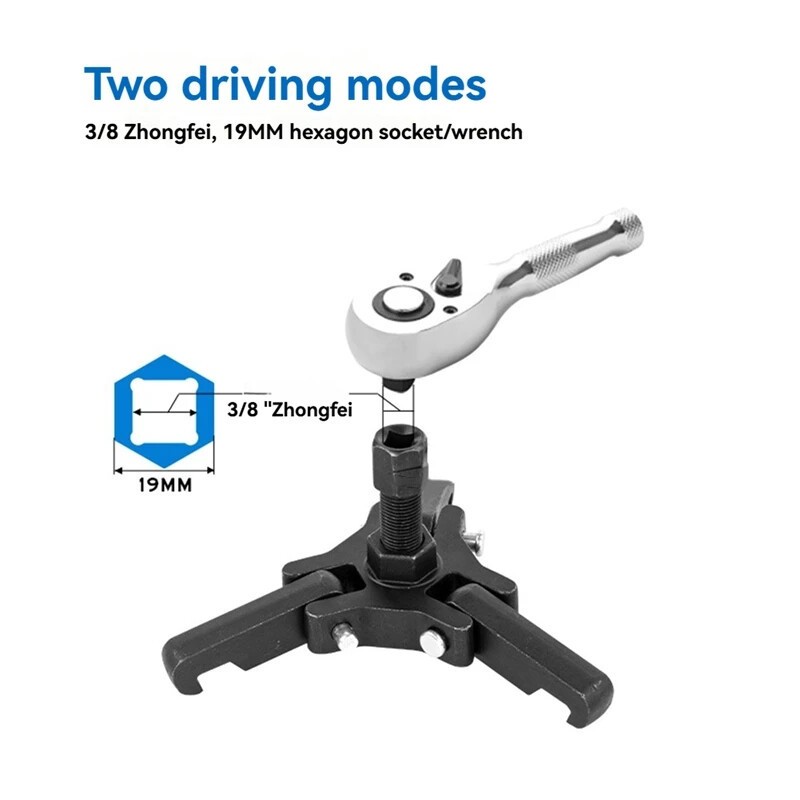 Harmonic Damper Pulley Puller Set for Harmonic Balancer Removal on Chrysler GM