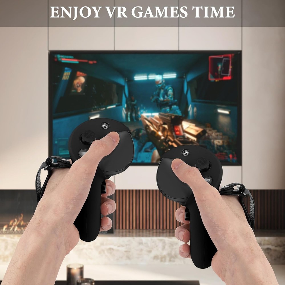 VR Silicone Controller Cover Compatible with Meta Quest Pro, Anti-Throw