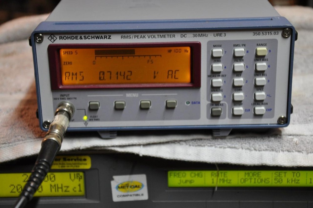 Rohde & Schwarz URE3 30 MHz RMS Voltmeter