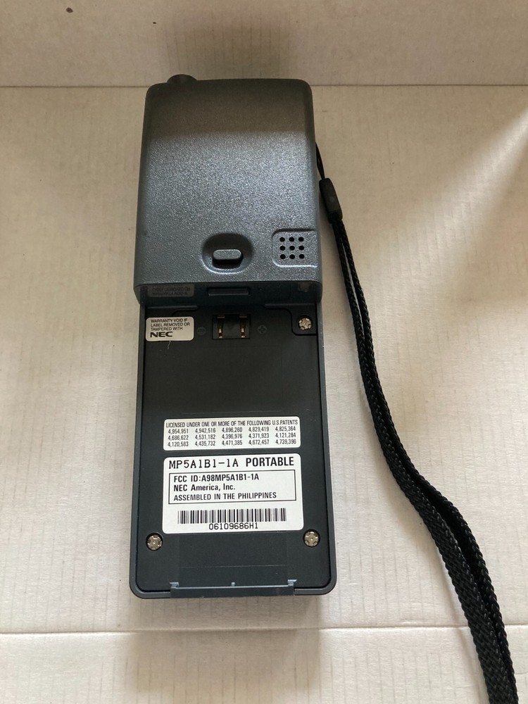 Vintage NEC P110 Portable Cellular Mobile Phone 1993 Powers On