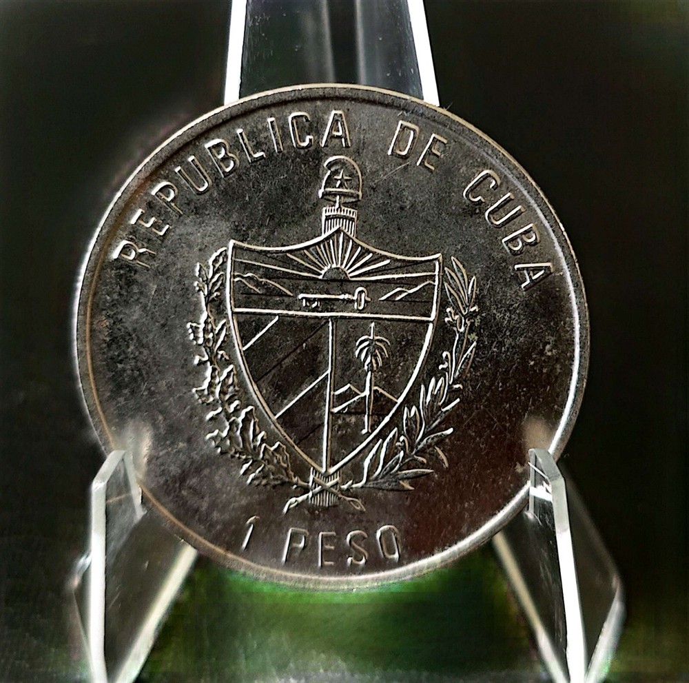 Moneda De La ECA-1 Peso-orquideas