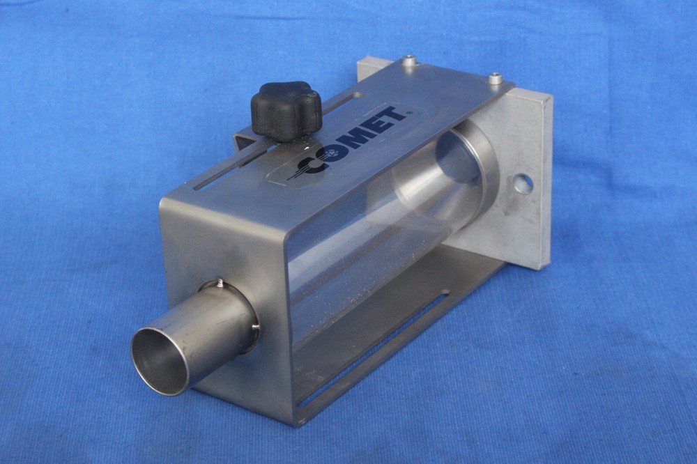 Plastics molding mini hopper / loader with sight glass