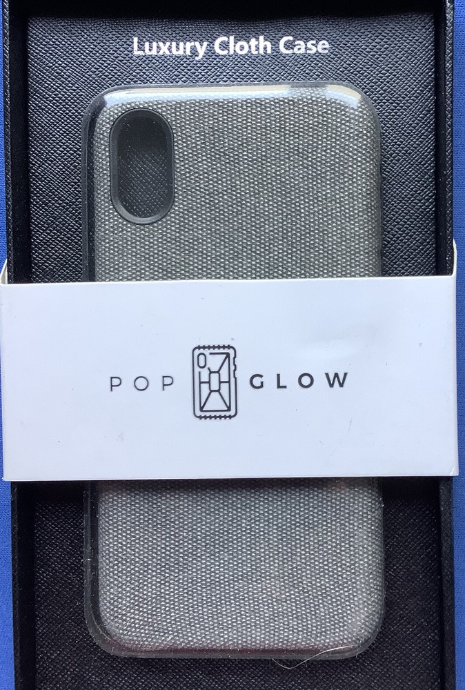 POP GLOW IPHONE X Fabric Phone Case Luxury Cloth