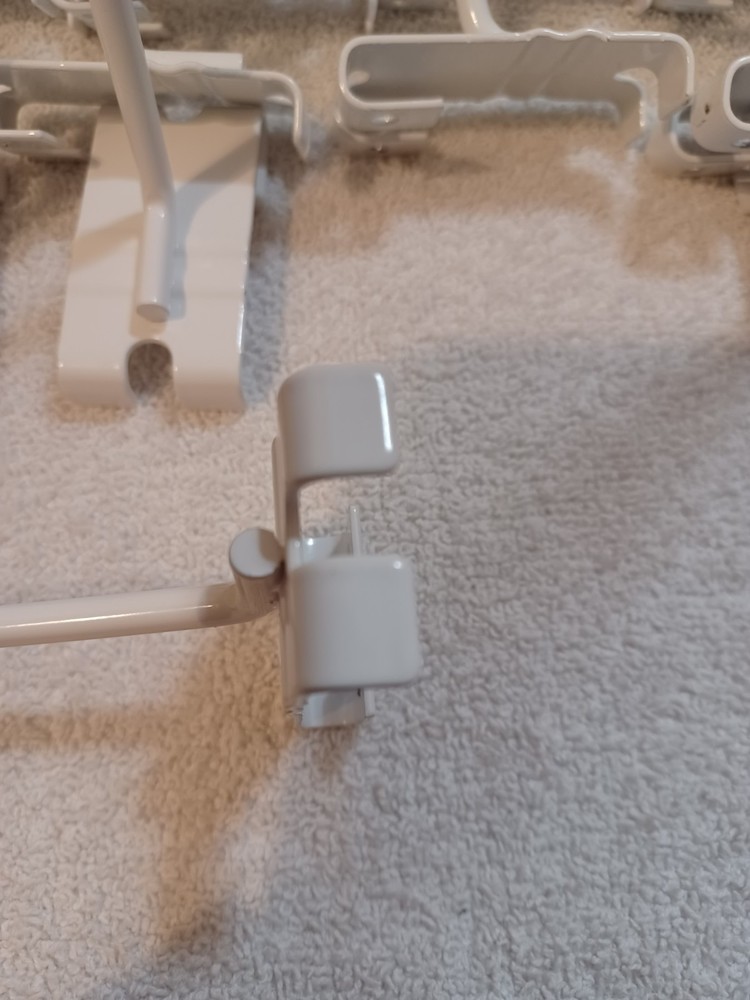 9" Gridwall Hooks Qty-30 White Hooks For Grid Panel Displays B-42