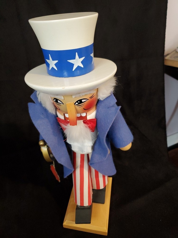 Nutcracker Full Size Uncle Sam w/ Sword - Made West Germany Fireworks Festivals