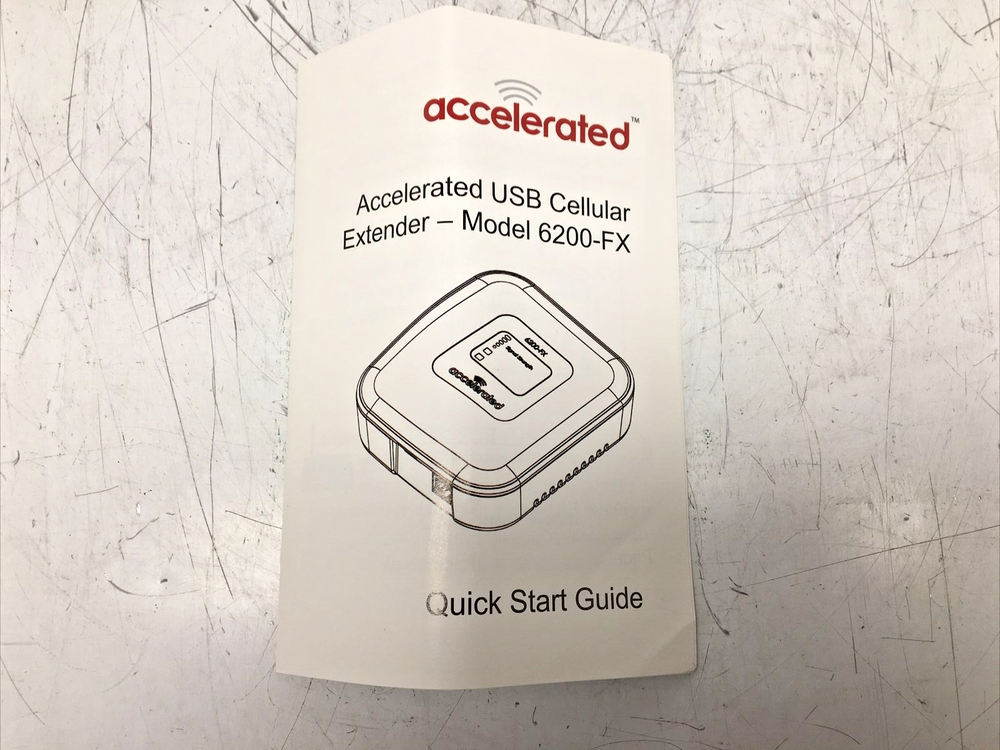 NEW Accelerated Concepts Accelerated USB Cellular Extender- Model 6200-FX