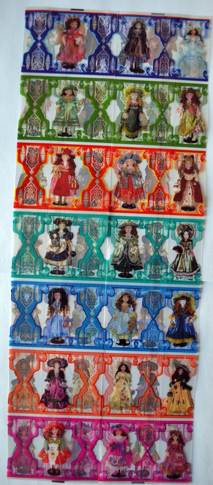 14 EASTER EGG WRAPS THERMO SLEEVES, VINTAGE DOLLS