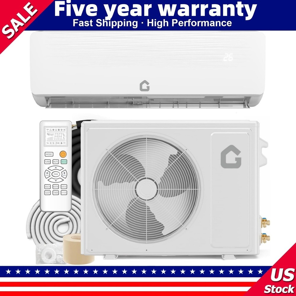 12000 BTU Mini Split Air Conditioners AC/Heating 19 SEER2 Inverter Split System