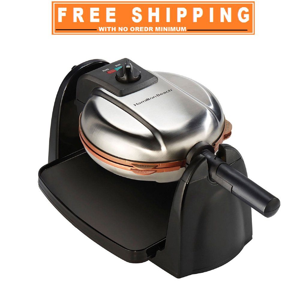 Hamilton Beach Durathon Ceramic Removable-Grid Belgian Waffle Maker
