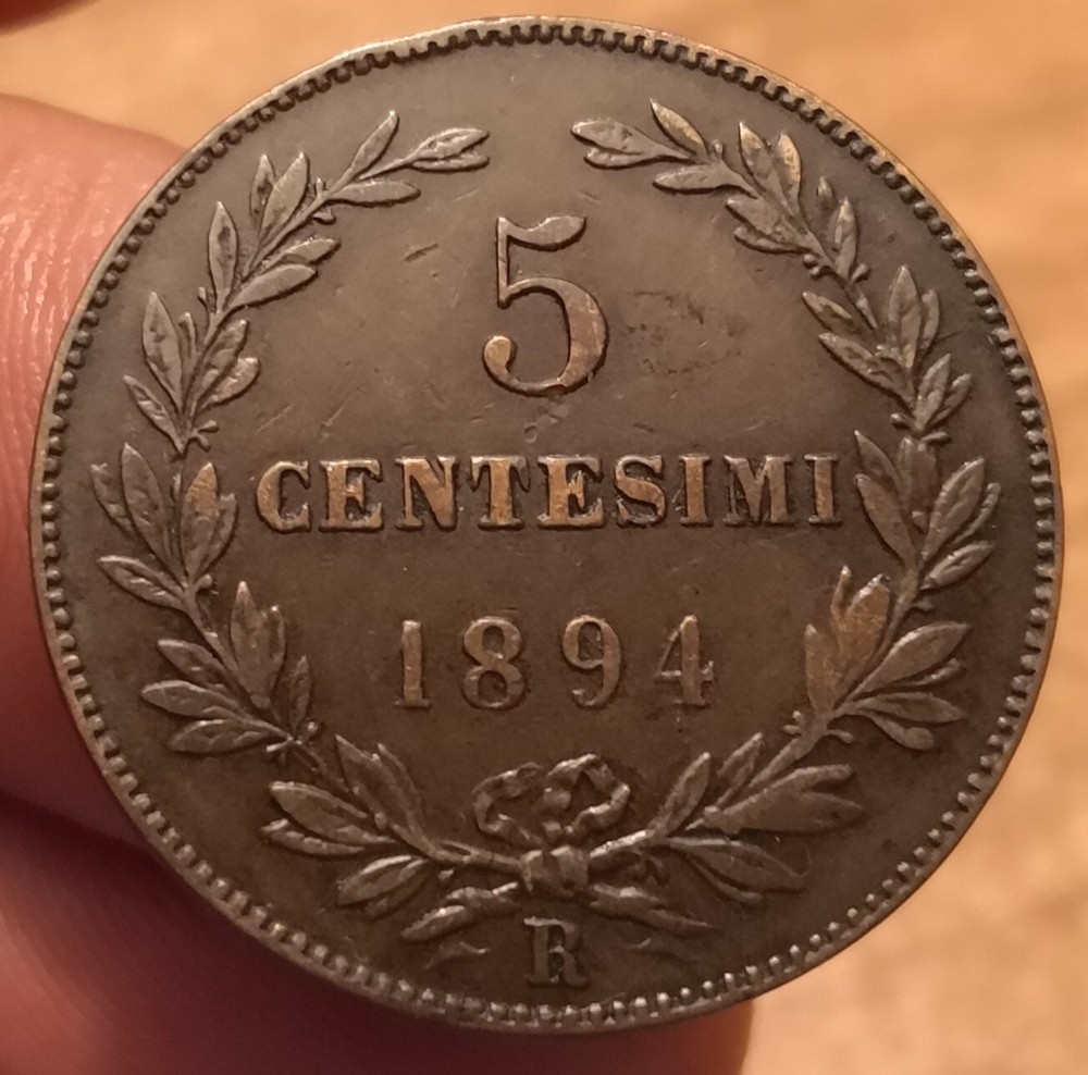 Coin 5 Cent 1894, San Marino, Ref. 6995