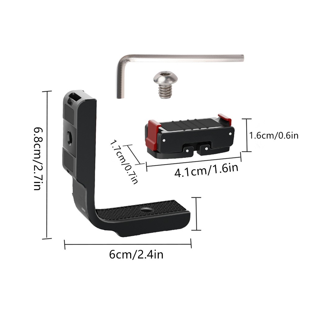 L-shaped Magnetic Quick Release Mount for DJI Osmo 360 Horizontal Vertical