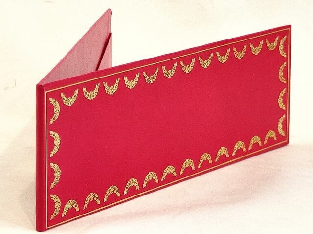 AUTHENTIC CARTIER PEN CERTIFICATE HOLDER (NO CERTIFICATE)