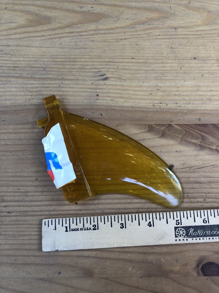 Vintage Fin Surfing Longboard