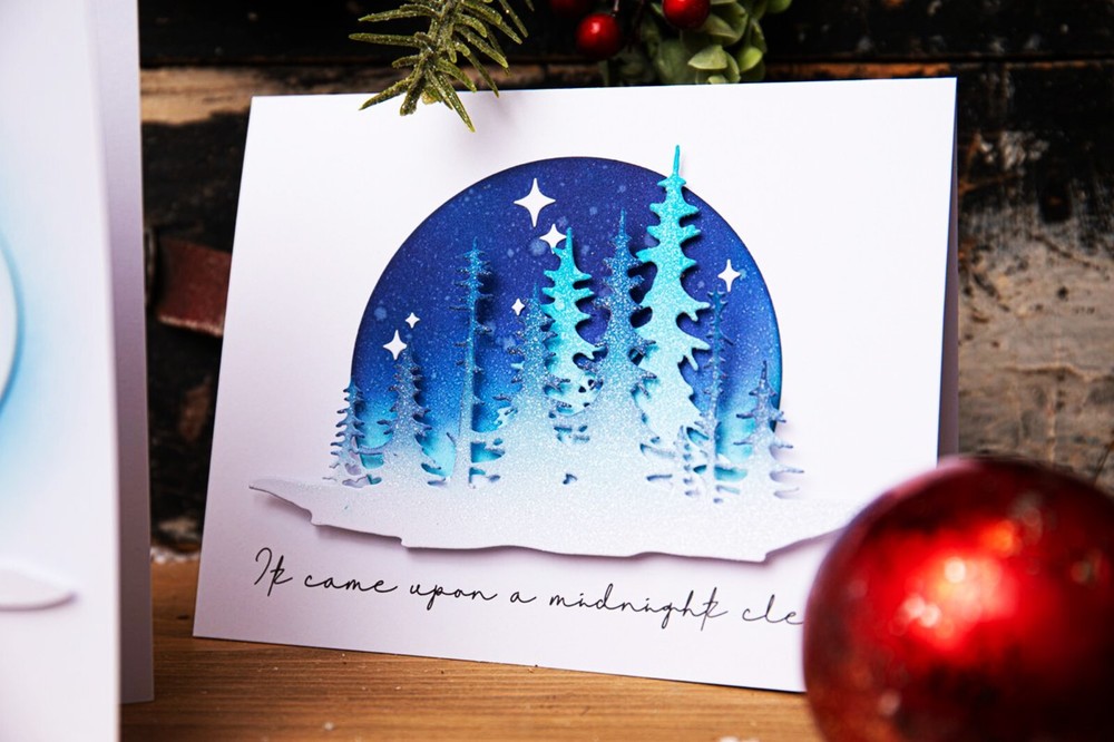 New Retired Sizzix Thinlits Forest Shadows #666334 3pc Retail $24.99 Tim Holtz