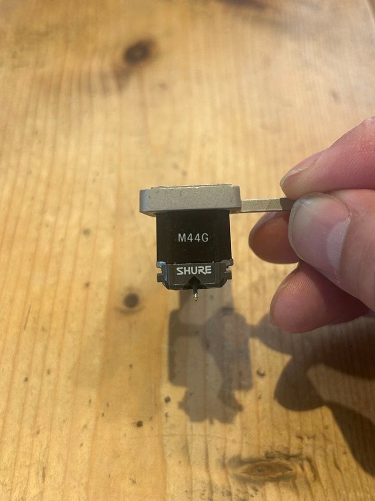 SHURE M44G Cartridge Technics Headshells Operation Confimed