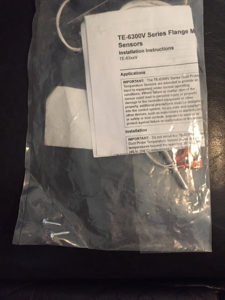 Johnson Controls TE-6311V-2 Duct Prob Temp. Sensor