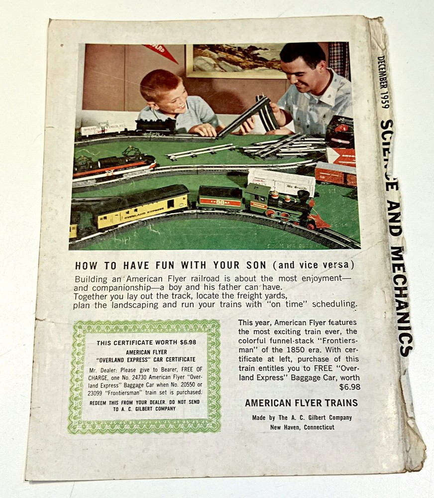 1959 Science and Mechanics American Flyer Train Feature