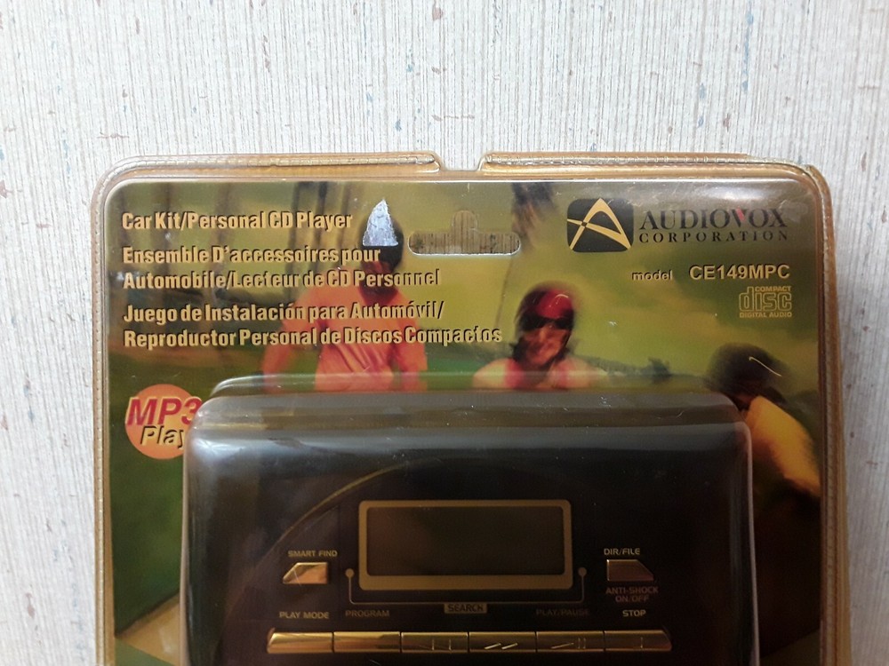 Audiovox Personal Cd Mp3 Player With Car Kit