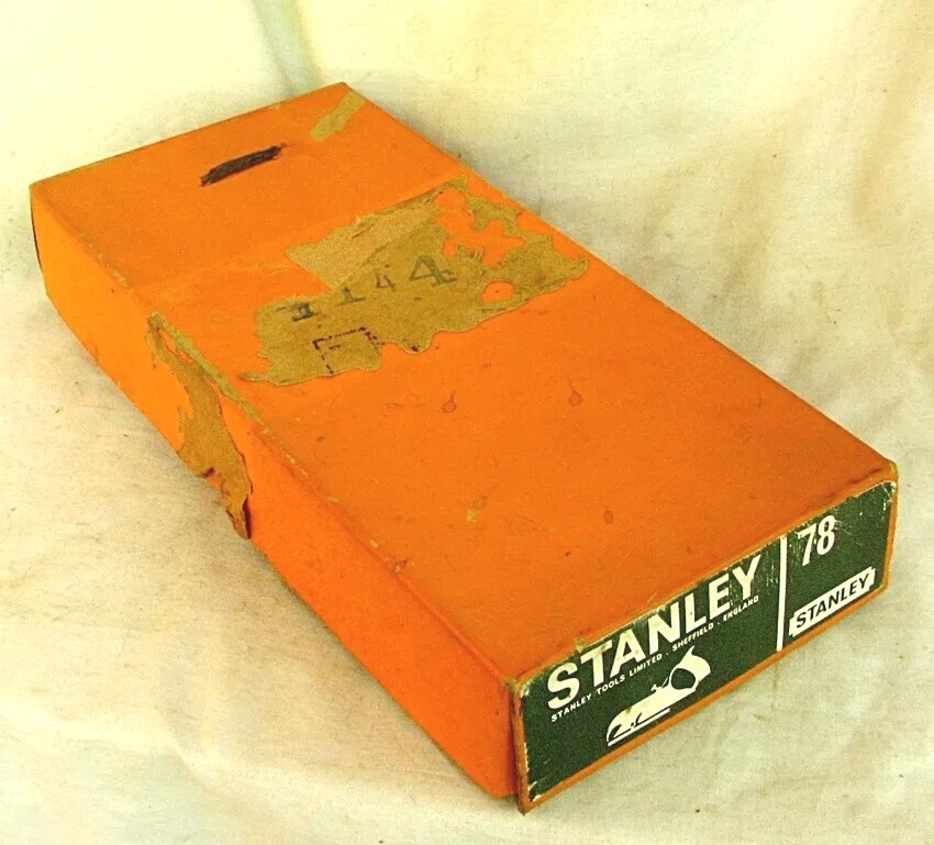 STANLEY 78 RABBET PLANE w BOX & INSTRUCTIONS !UNUSED!