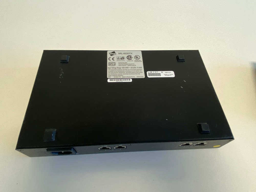 Shelf1: DIGI MIL-5220TX 10/100MBPS SWITCH