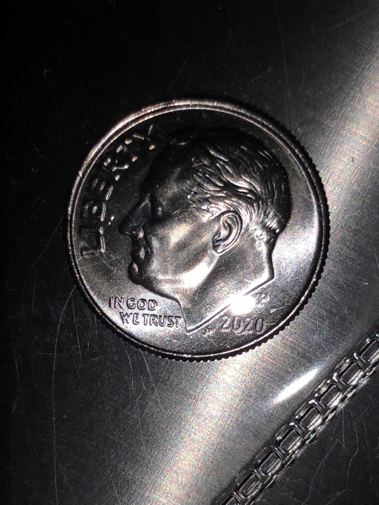 2020-P Roosevelt Dime from BU
