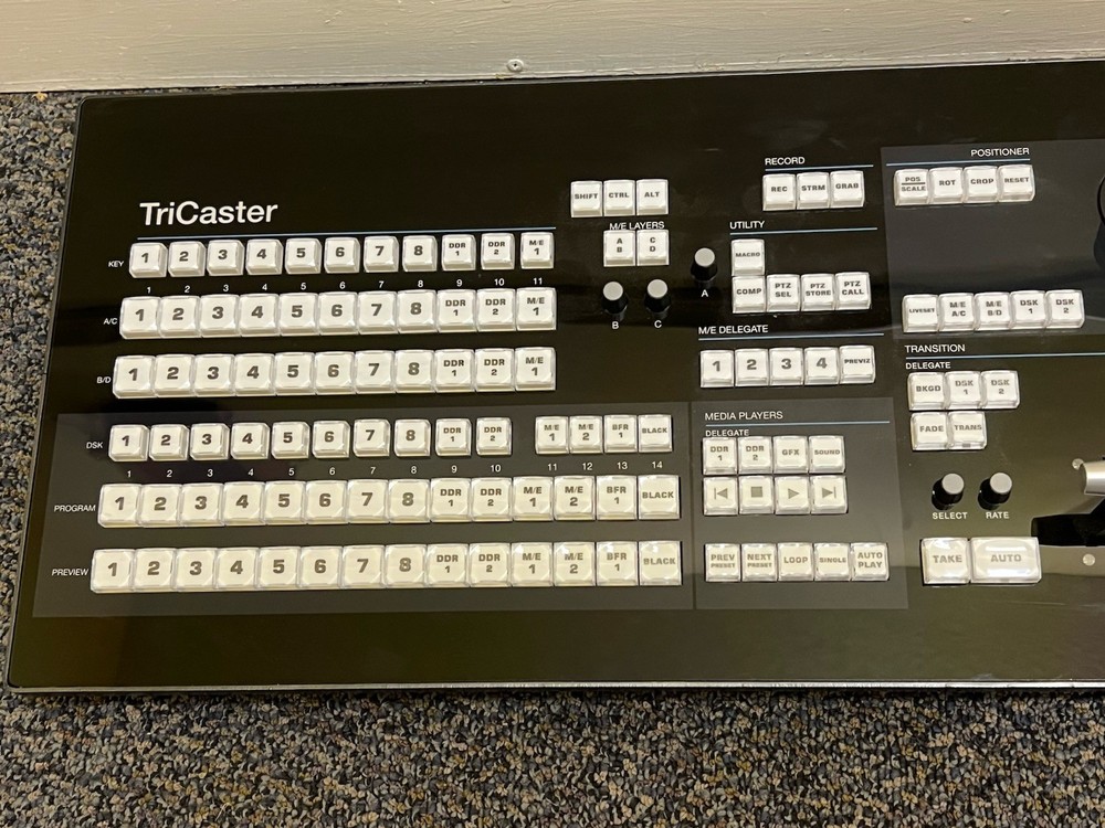NewTek TriCaster TC1 14-Button Small Panel Control Surface Tested Fast Shipping