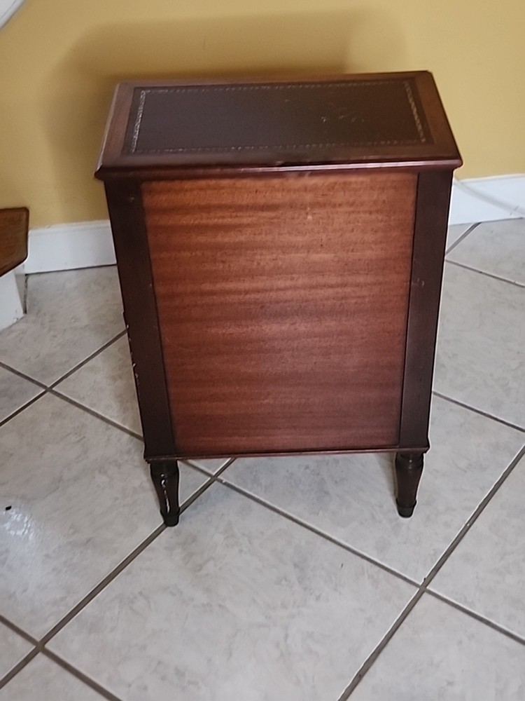 antique Mahogany library steps Stool Bed Stairs