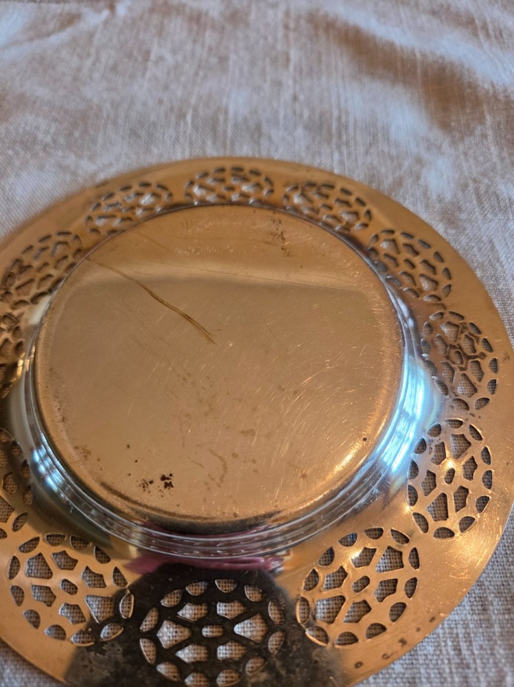W A Rogers silverplated wine dish