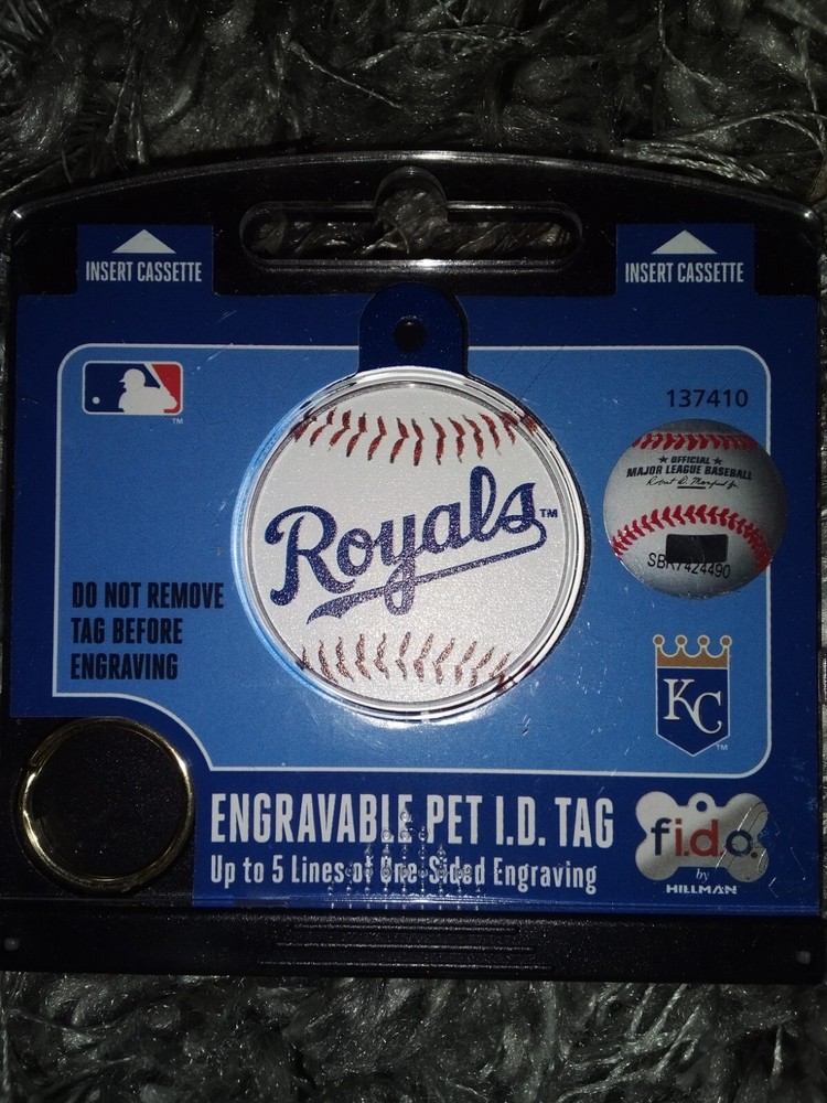 FIDO engravable pet id tag - Kansas City Royals