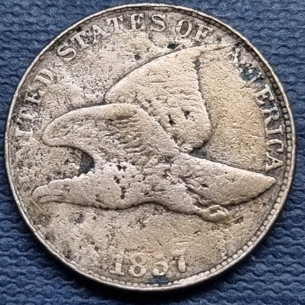 1857 Flying Eagle Cent 1c Better Grade #80608