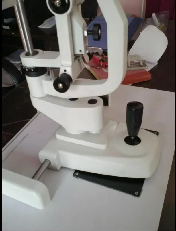 2 Step Slit Lamp Haag Streit Type With Desktop Table and Accessories