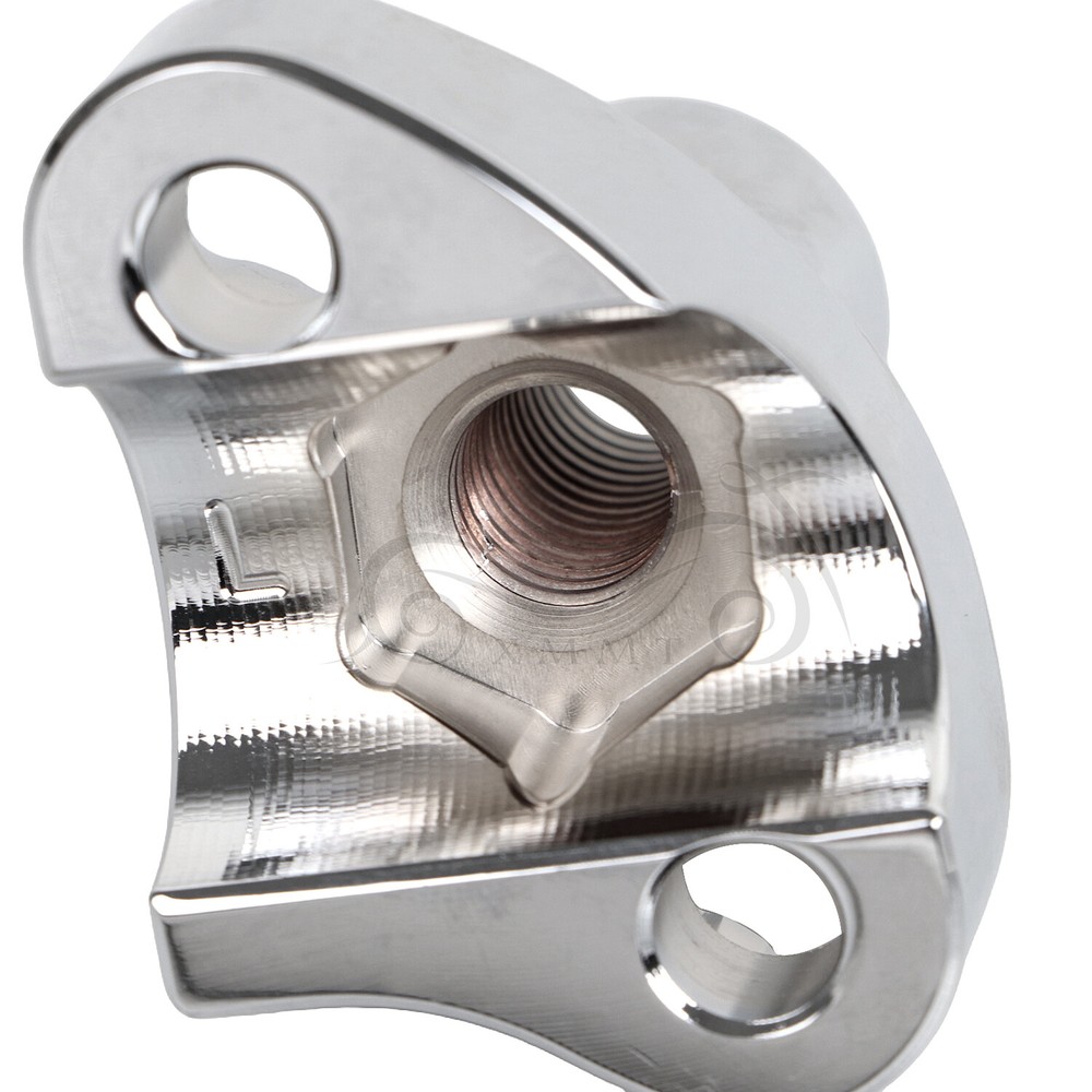 Chrome 2" Handlebar Risers Bottom Fit For Harley Softail Low Rider Night Train