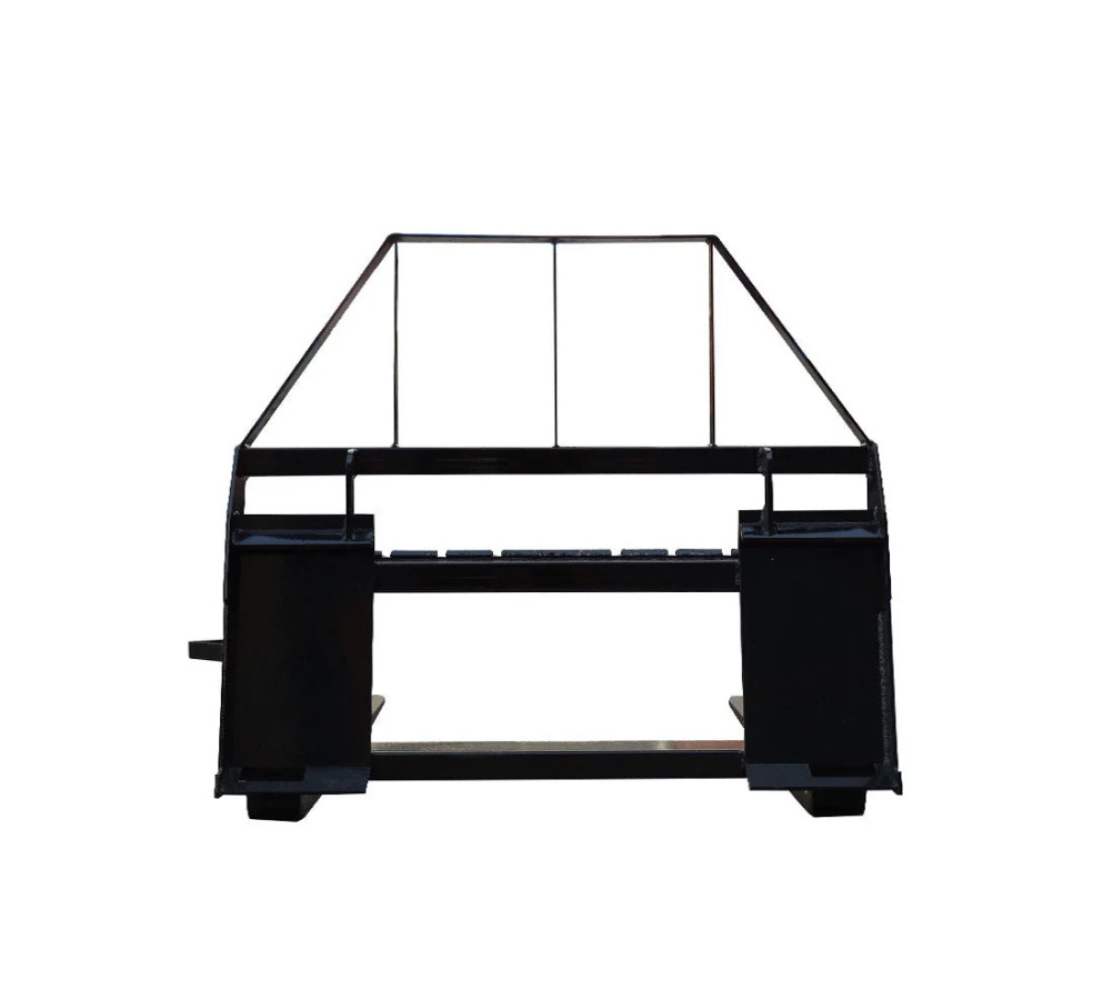 AGT Skid Steer 48'' Pallet Fork Frame Quick Tach Attachments For Standard Loader