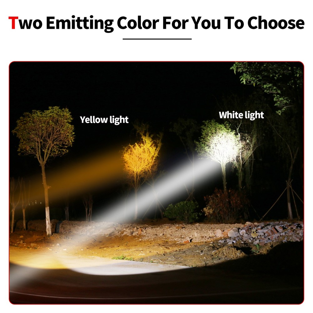 Super Bright LED Rechargeable Handheld Spotlight High Power Tactical Flashlight