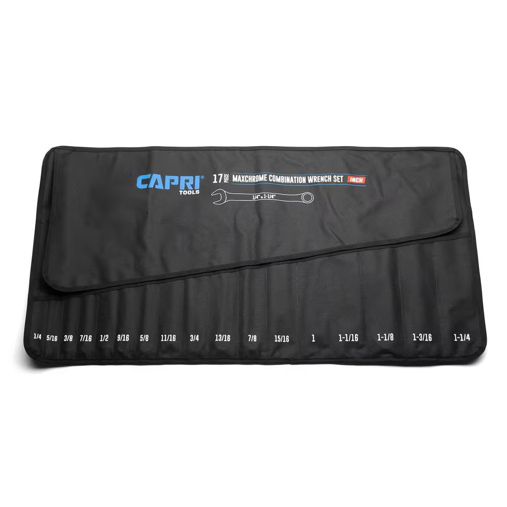 SAE Wrench Roll up Pouch (17-Pocket)