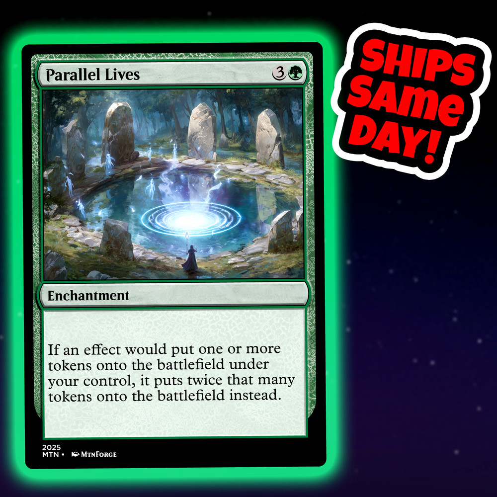 Parallel Lives - Custom Art Magic: The Gathering Playtest Card - Commander EDH