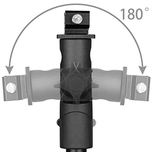 Professional Camera Flash Speedlite Mount with Swivel Stand & Umbrella Bracket -