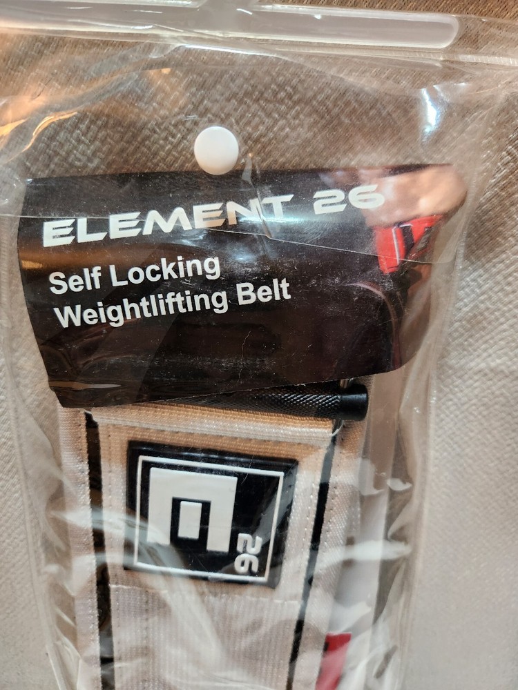 Element 26 Self-Locking Weight Lifting Belt Size Small NEW