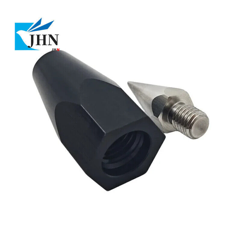 5PCS NEW Prism Pole Point with Replaceable Tip 5/8 Internal thread