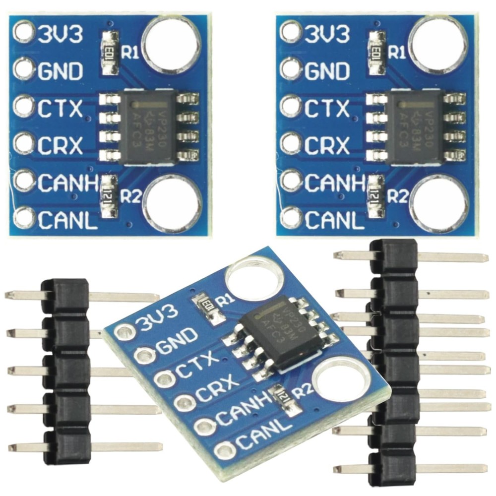 3 Pcs CAN Bus Transceiver Module SN65HVD230 for Arduino Projects