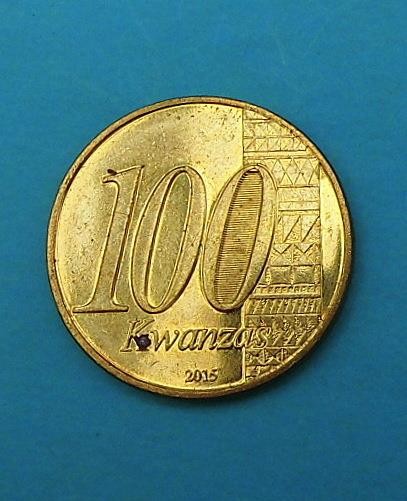 ANGOLA 100 KWANZAS 2015 ⭐ KM# 113