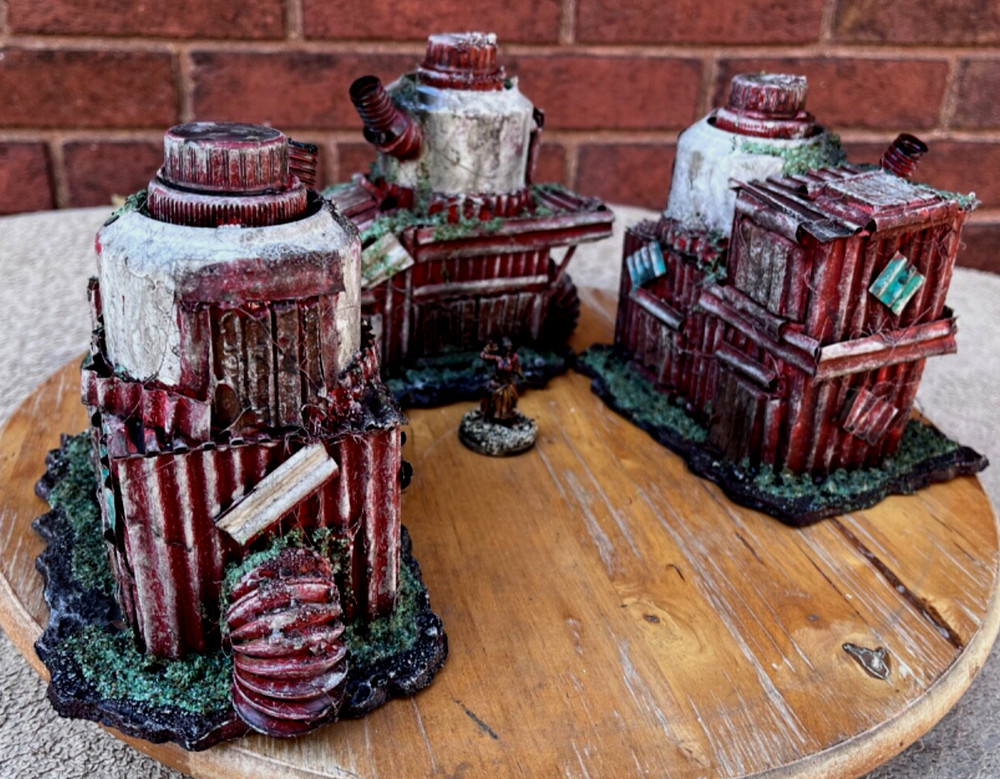 Sci-Fi Terrain pieces .24 – Tabletop Gaming scratch built.