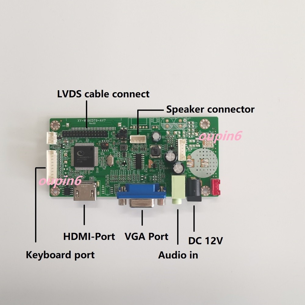 58C Controller board for HSD190ME13-D10 1280x1024 HDMI VGA LCD panel DIY screen