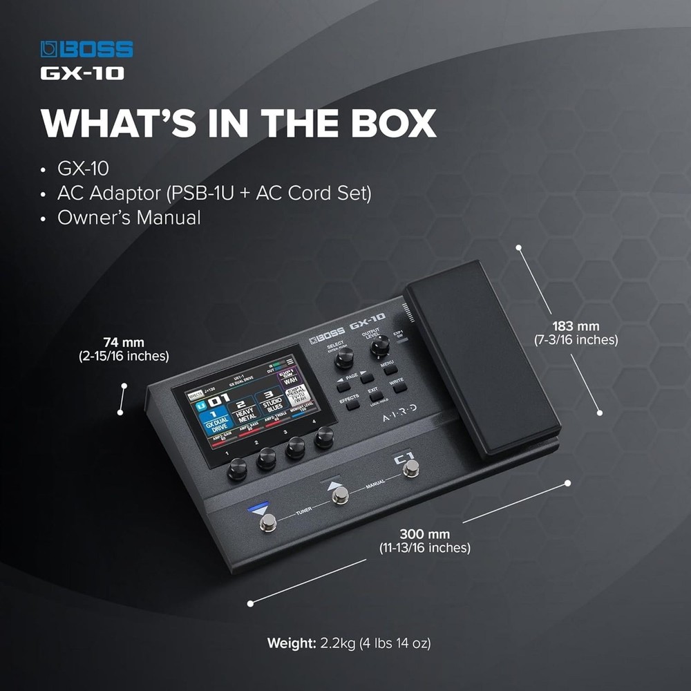 NEW Boss GX-10 Multi Effect Processor Guitar Pedal