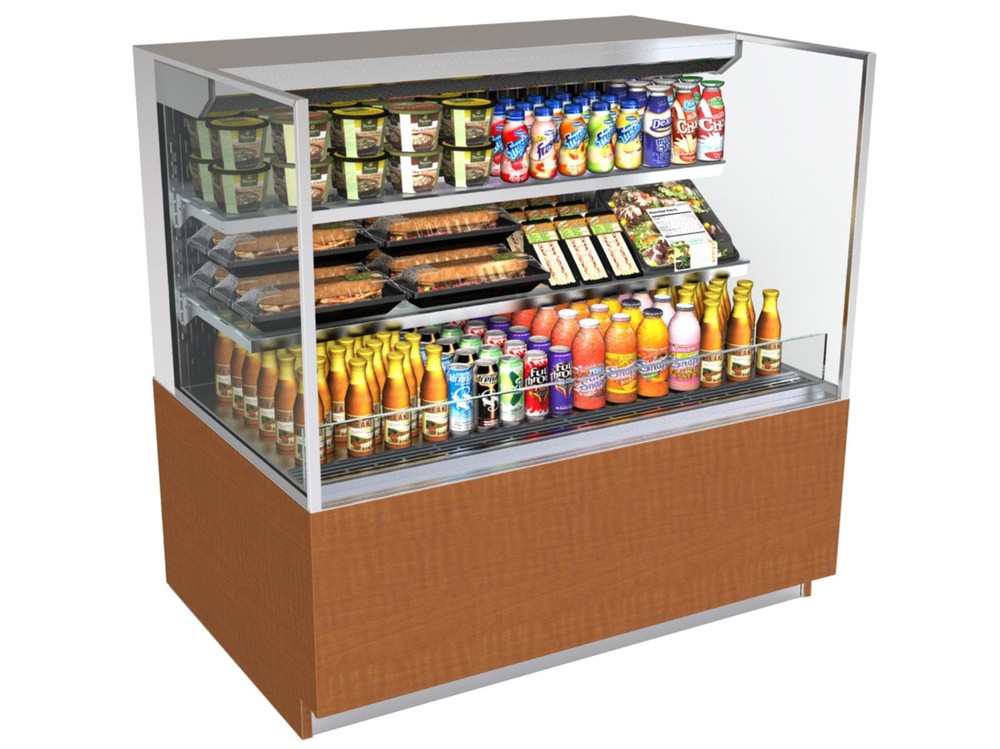 Structural Concepts NR4847RSSV 48" Horizontal Self-Serve Open Air Merhandiser...