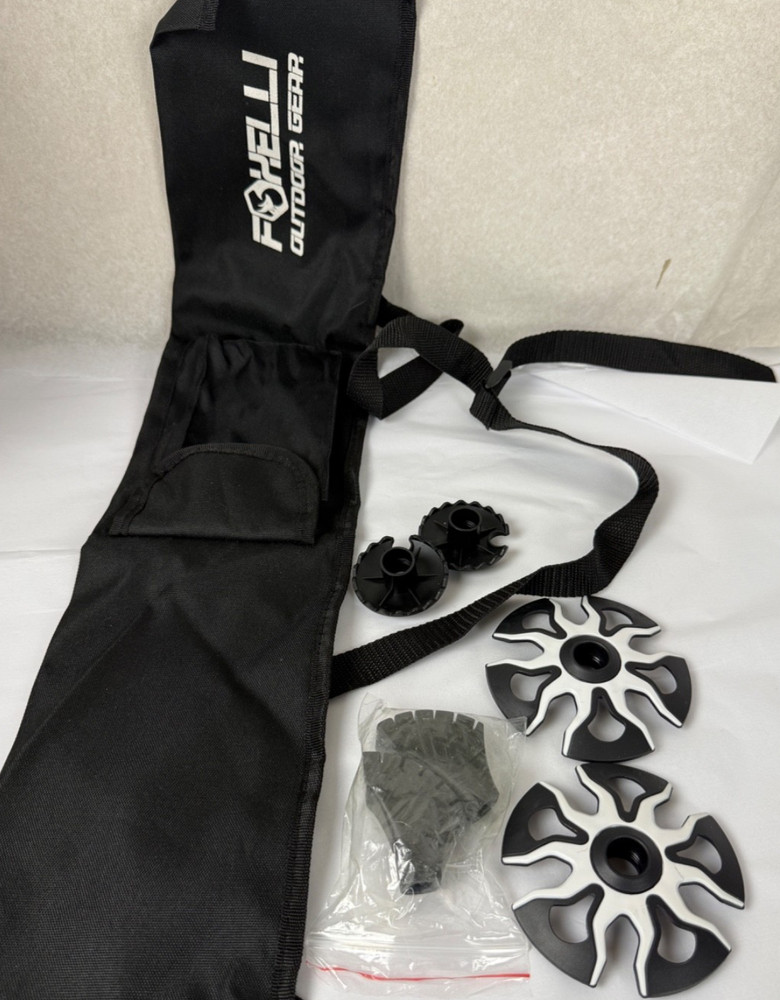 Foxelli Poles Baskets And Replacement Trekking + pole bag