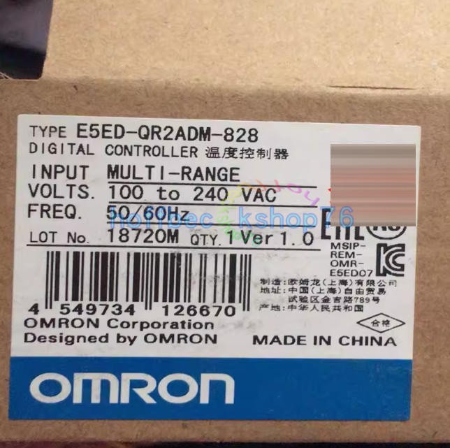 1PCS New Omron E5ED-QR2ADM-828 temperature controller