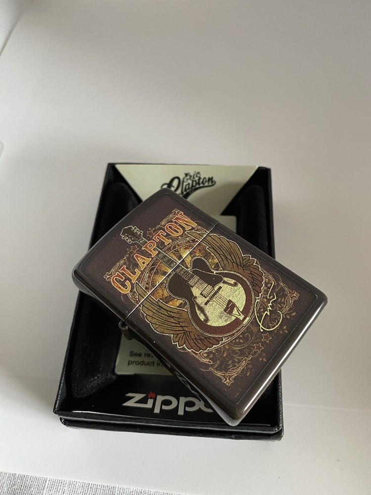 Zippo Eric Clapton On A Dark Brown 2022 Lighter
