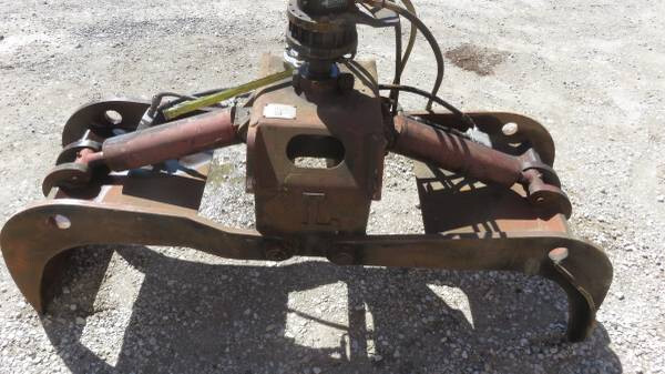 boom grapple, hydraulic w/rotator